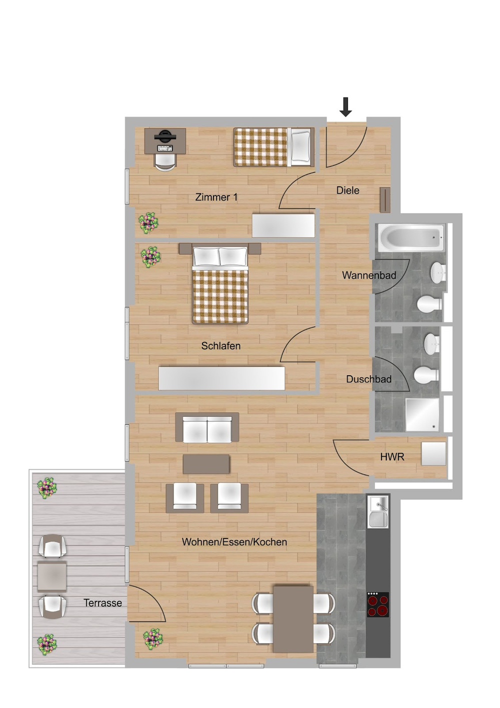 B.00.03_EG mitte links_3 Zi._89,56m²