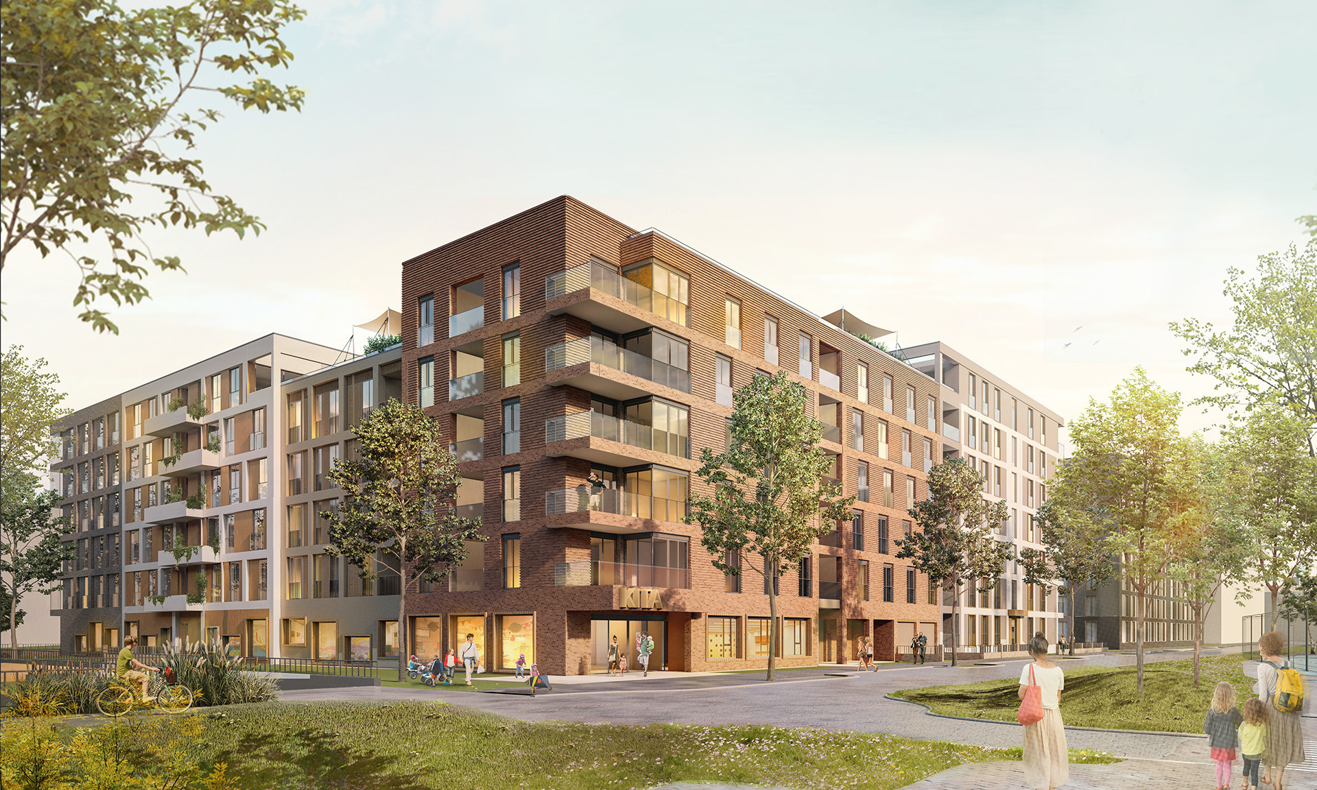 Visualisierung Baufeld NHW