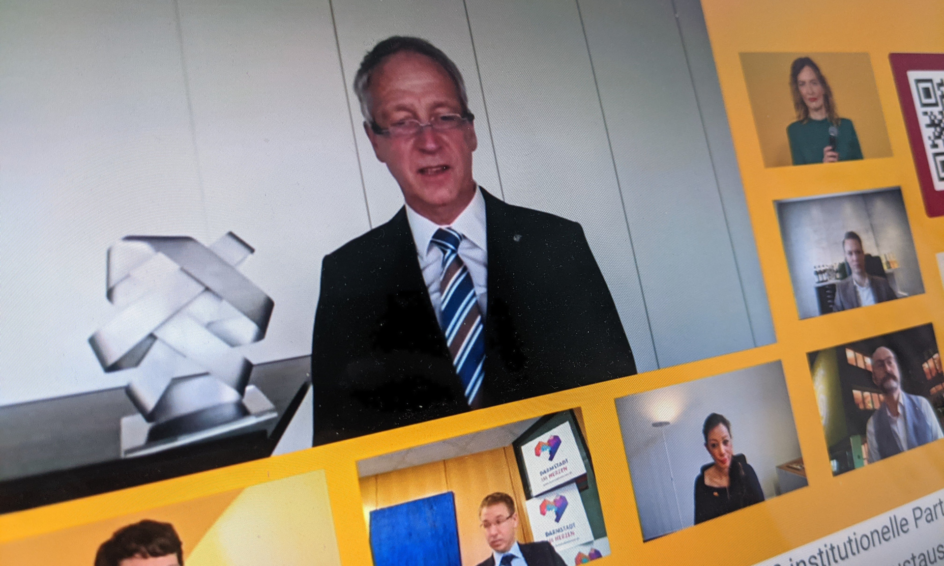 Dr. Thomas Hain der NHW beim Netzwerktreffen im Rahmen des CSR-Preises