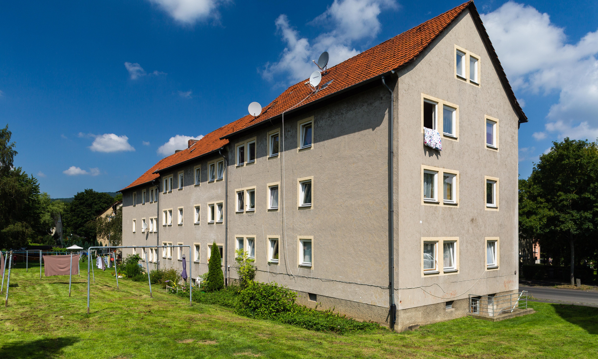 Zeolenbauten in der Kronackerstraße. (Foto: Carsten Socher/NHW)