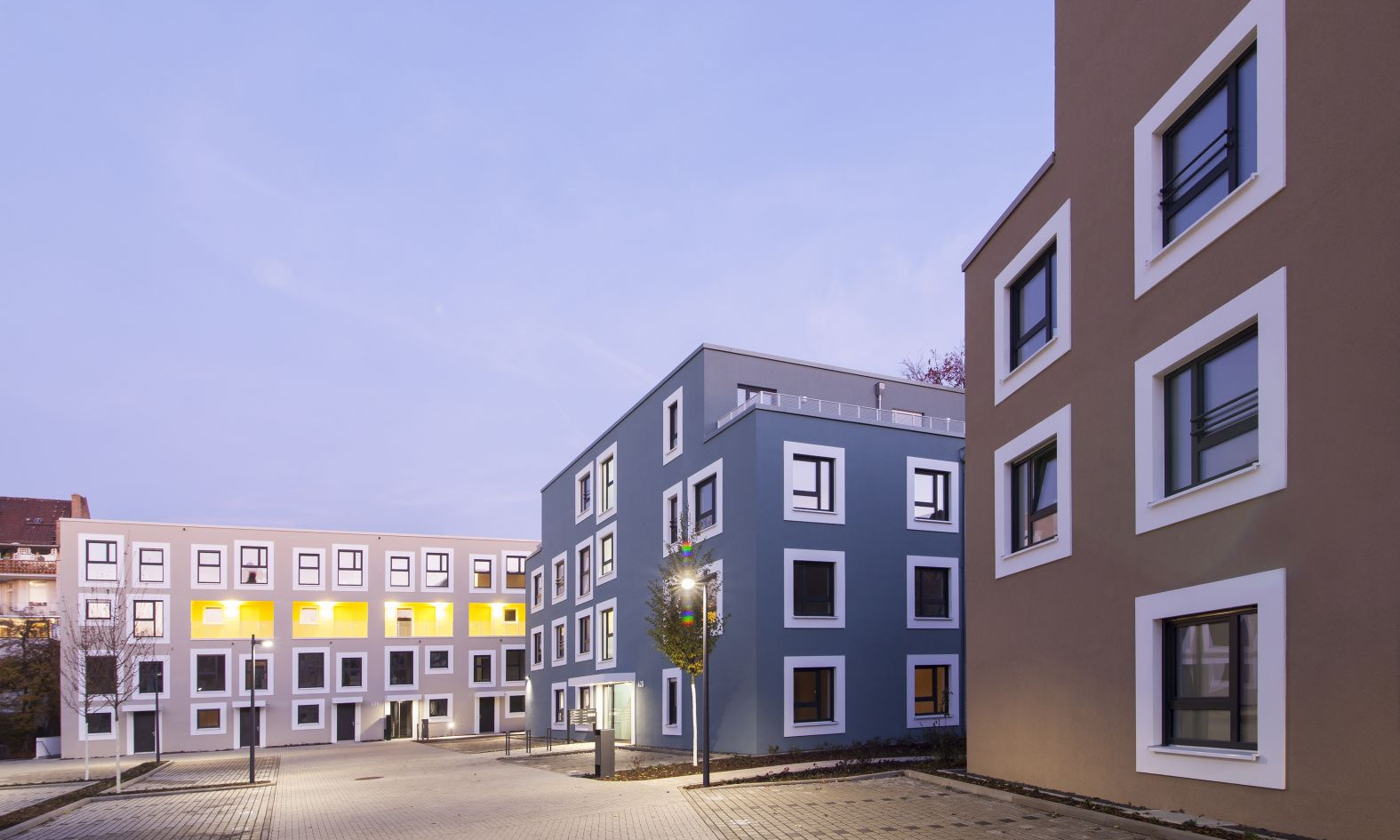 Blick auf den GustavsHof in Offenbach