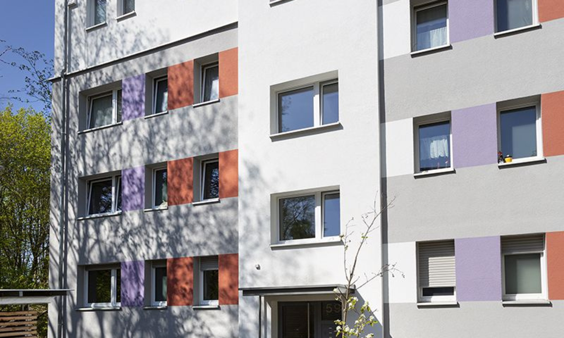 Pressefoto Aufstockung Darmstadt Brunnenweg