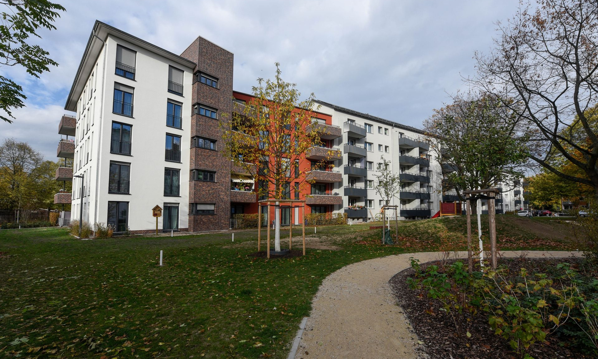 Bild des Passivhauses in der Miersch-Siedlung in Frankfurt