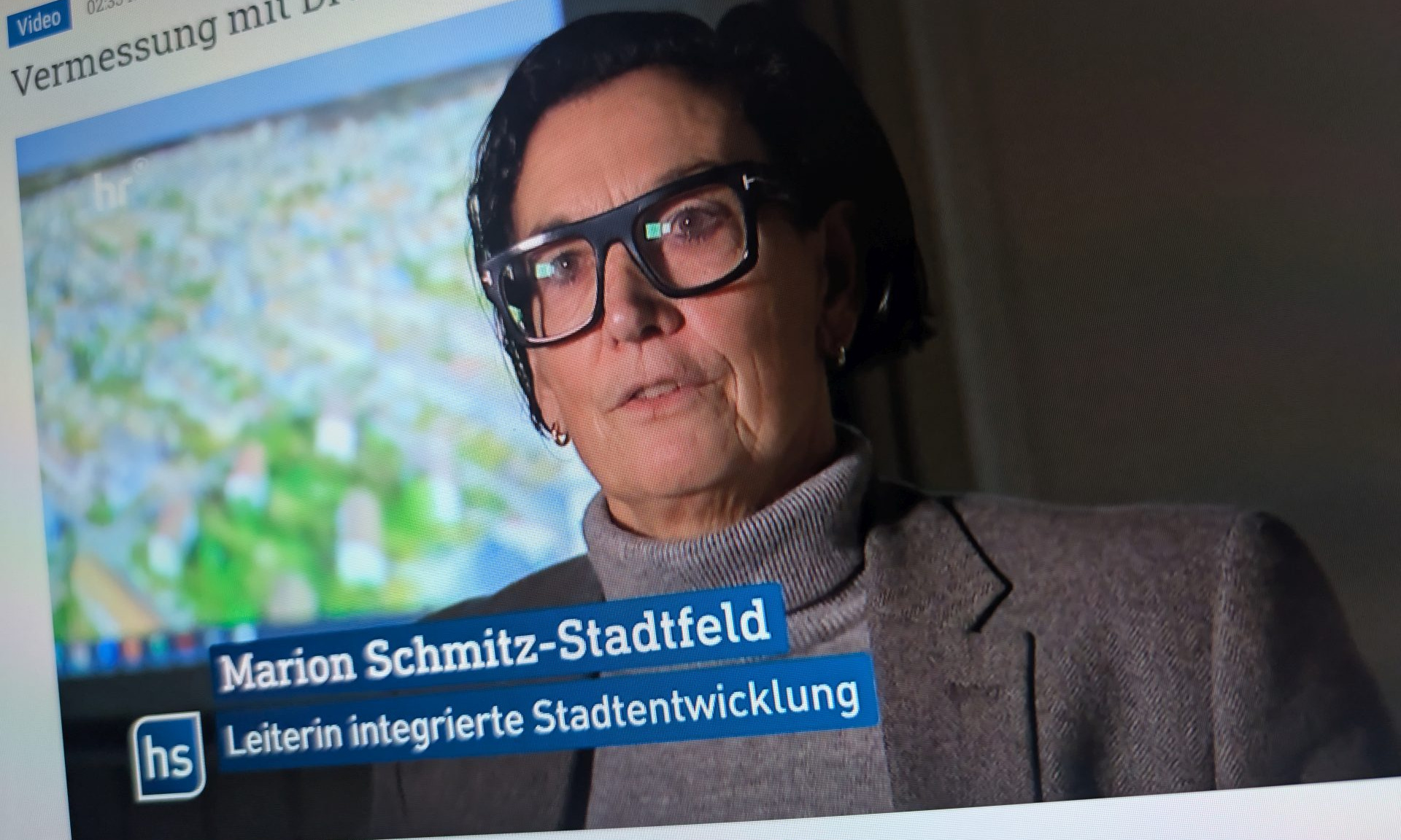 Screenshot von Marion Schmitz-Stadtfeld, Leiterin Integrierte Stadtentwicklung bei der NHW