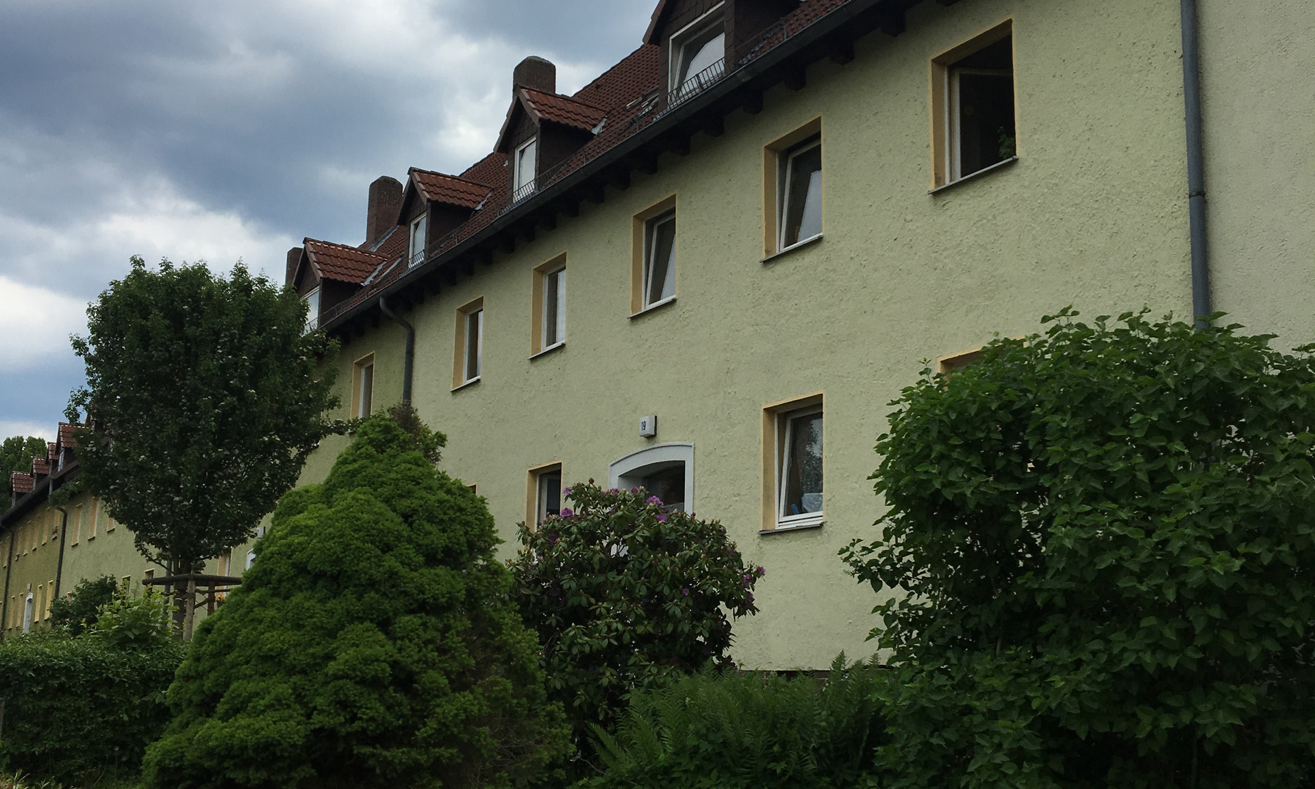 Typischer Straßenzug in der Mattenberg-Siedlung.