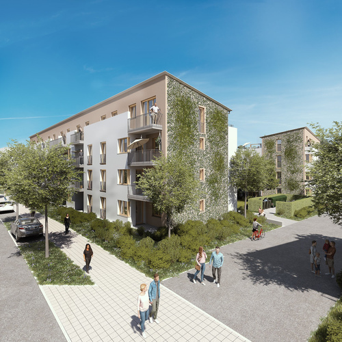 FairMieten/Mittelstandsprogramm: Neubau Riedbogen - Bergen-Enkheim - Typ 4xF