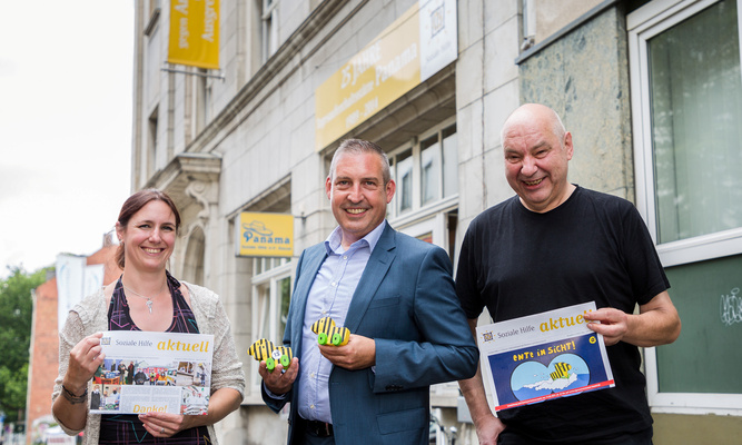  Die NHW hat den Verein zu diesem Anlass mit 1.000 Euro unterstützt. (Foto: NHW / Karsten Socher)
