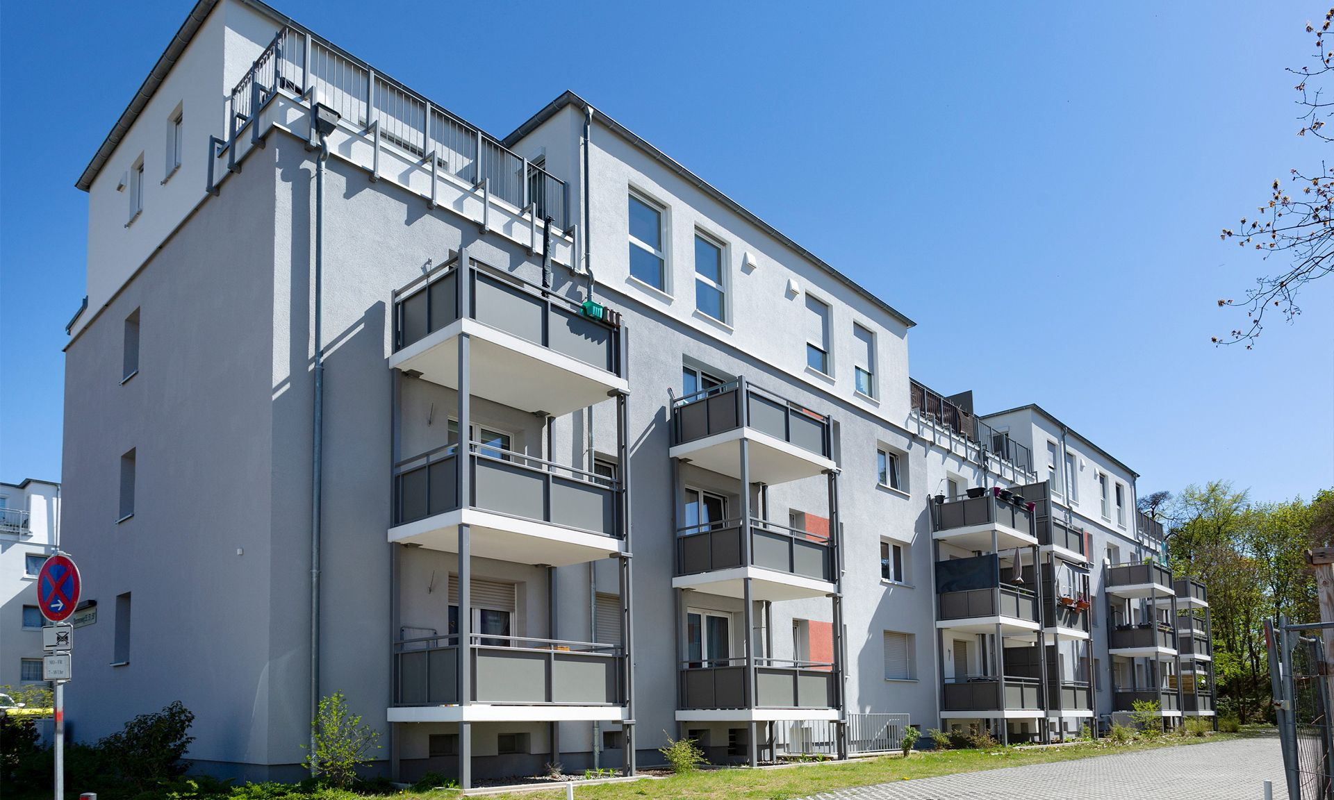 Pressefoto Aufstockung Darmstadt Brunnenweg