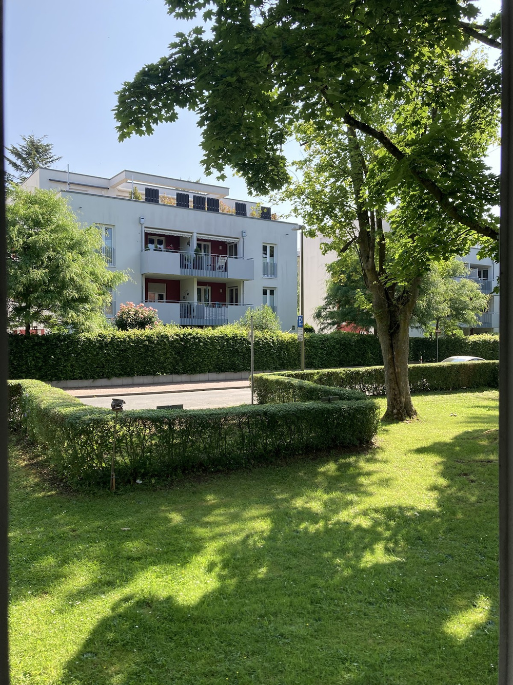 Blick aus Wohnzimmer