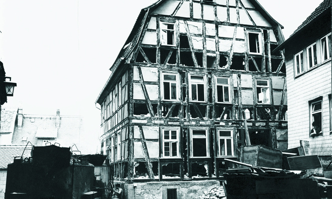 Fachwerkhaus vor der Sanierung