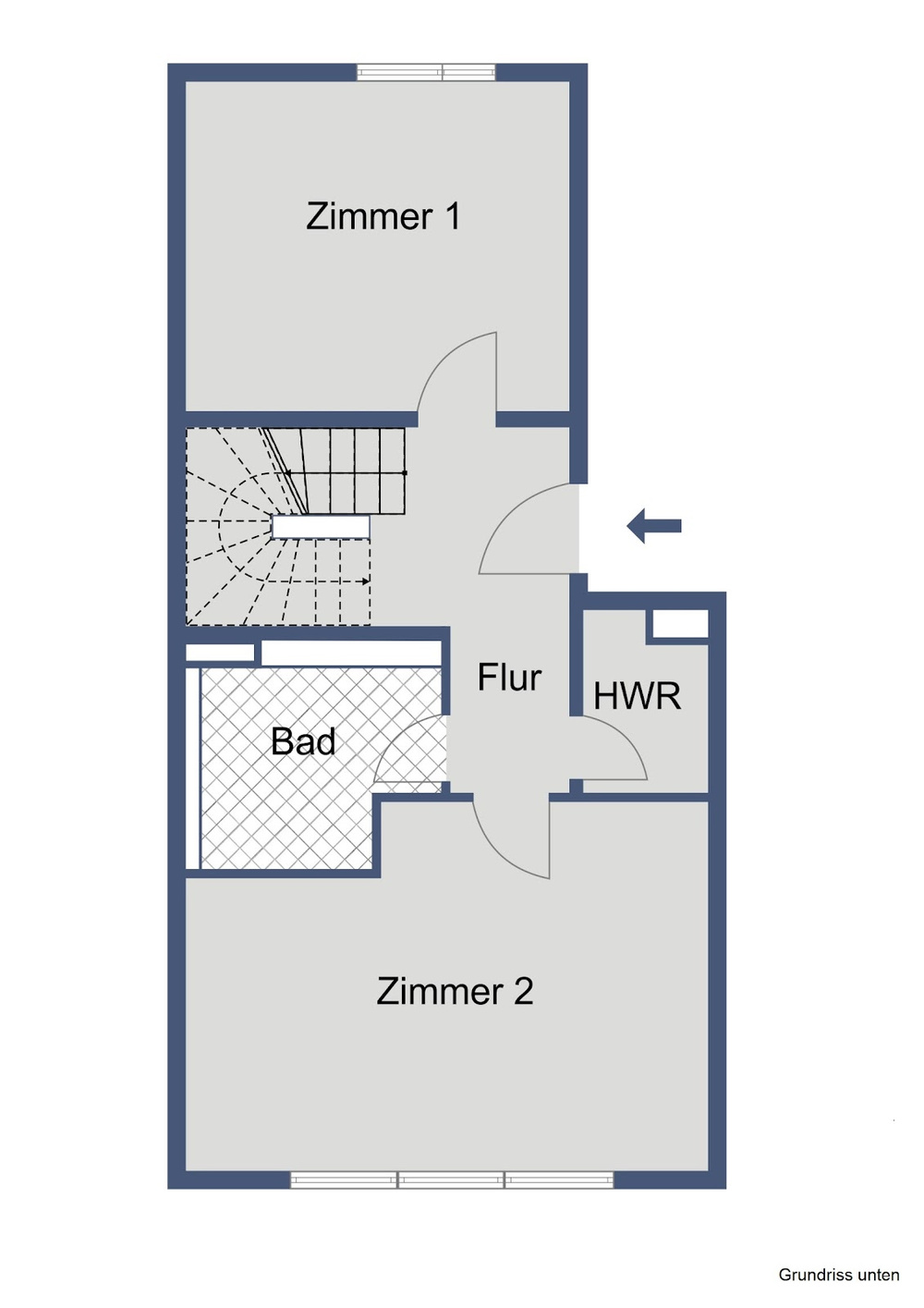 Grundriss Unten