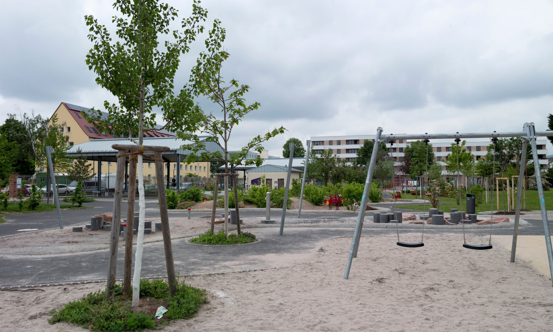 Bild vom Spielplatz.