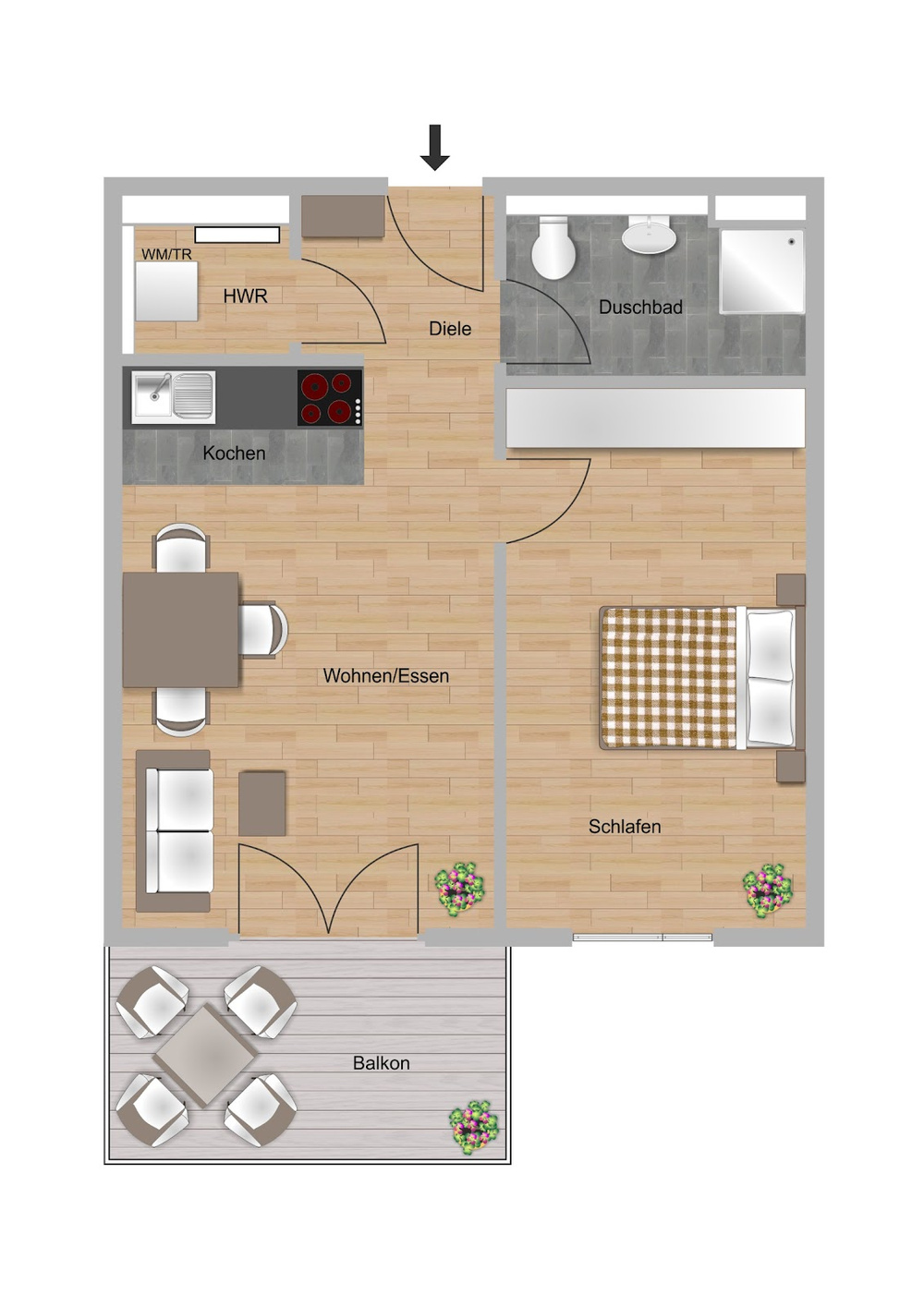 Grundriss Haus_Nr_5_OG_2_Zimmer_mitte_OG