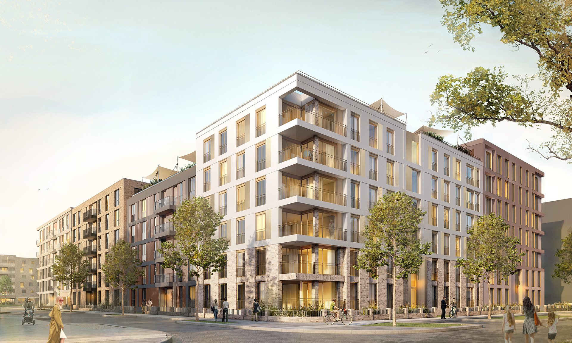 Visualisierung Baufeld Instone