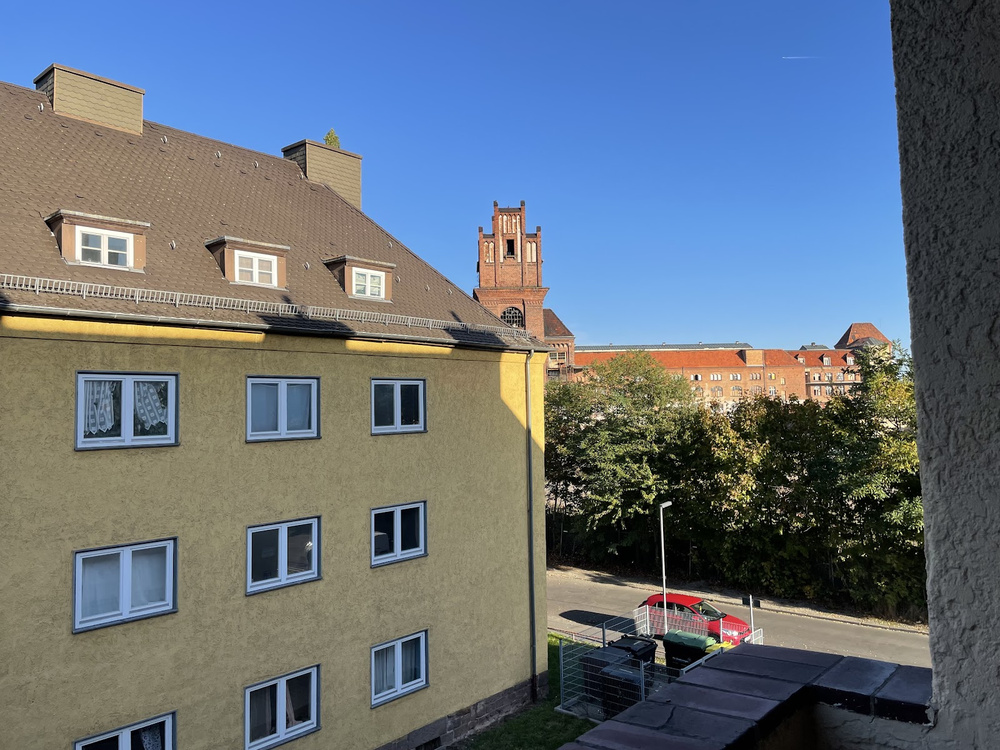 Ausblick vom Balkon