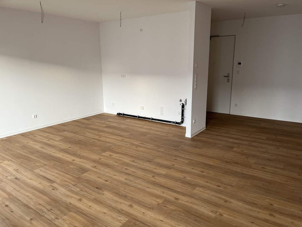 Wohnzimmer mit Küche