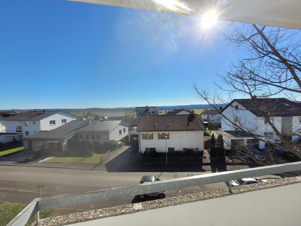 Ausblick Balkon