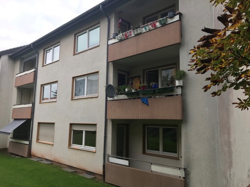WBS erforderlich: 3-Zimmer-Erdgeschosswohnung mit Balkon in Bad Hersfeld-Johannesberg