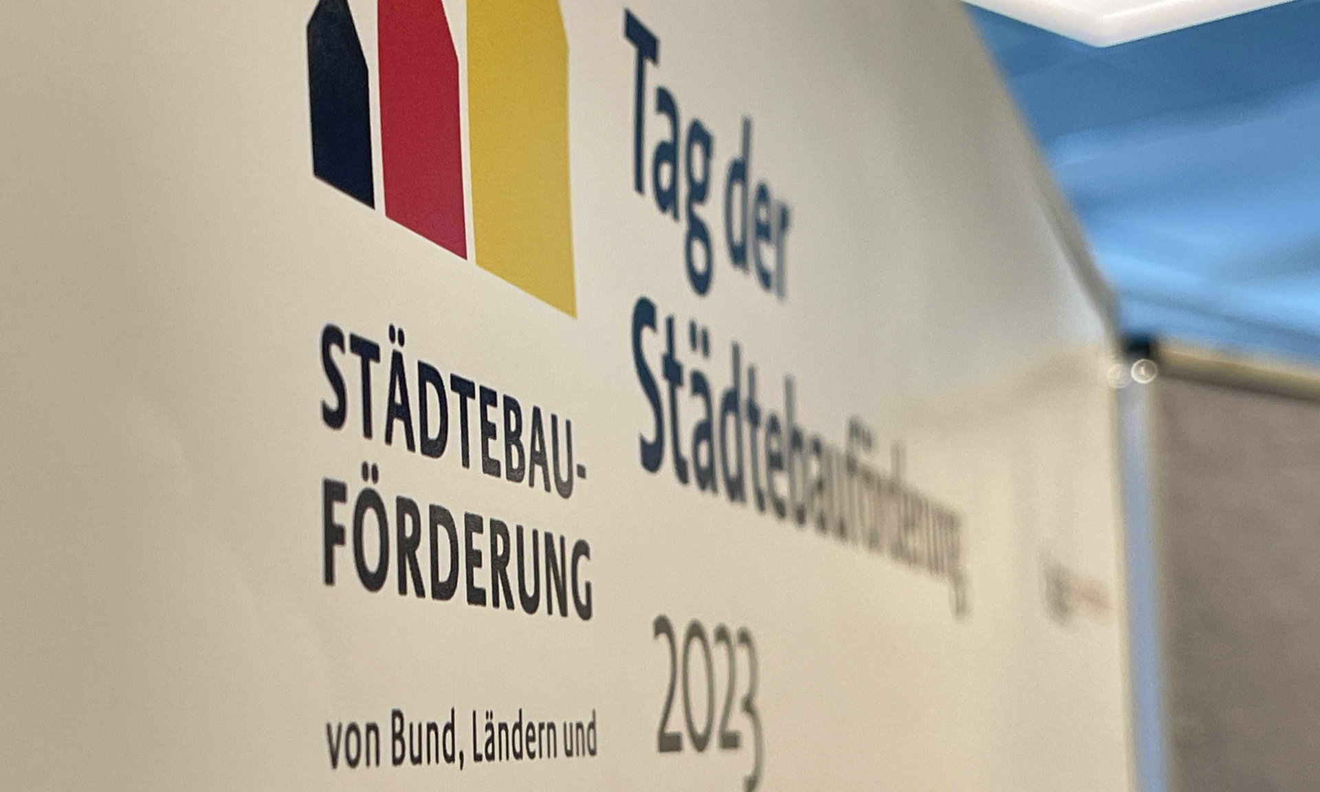 Bild vom Logo des Tags der Städtebauförderung.
