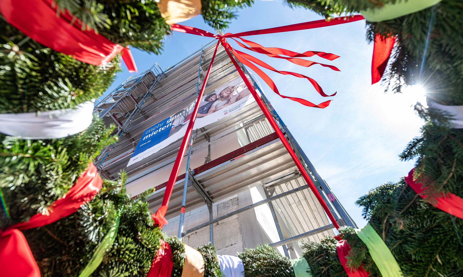 Richtfest für Darmstädter Neubauprojekt MarienGärten. Foto:NHW/Strohfeldt