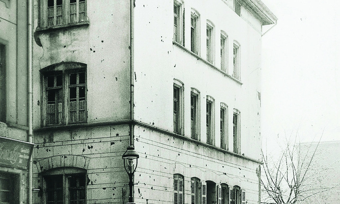 Erstes Büro der Nassauischen Heimstätte 