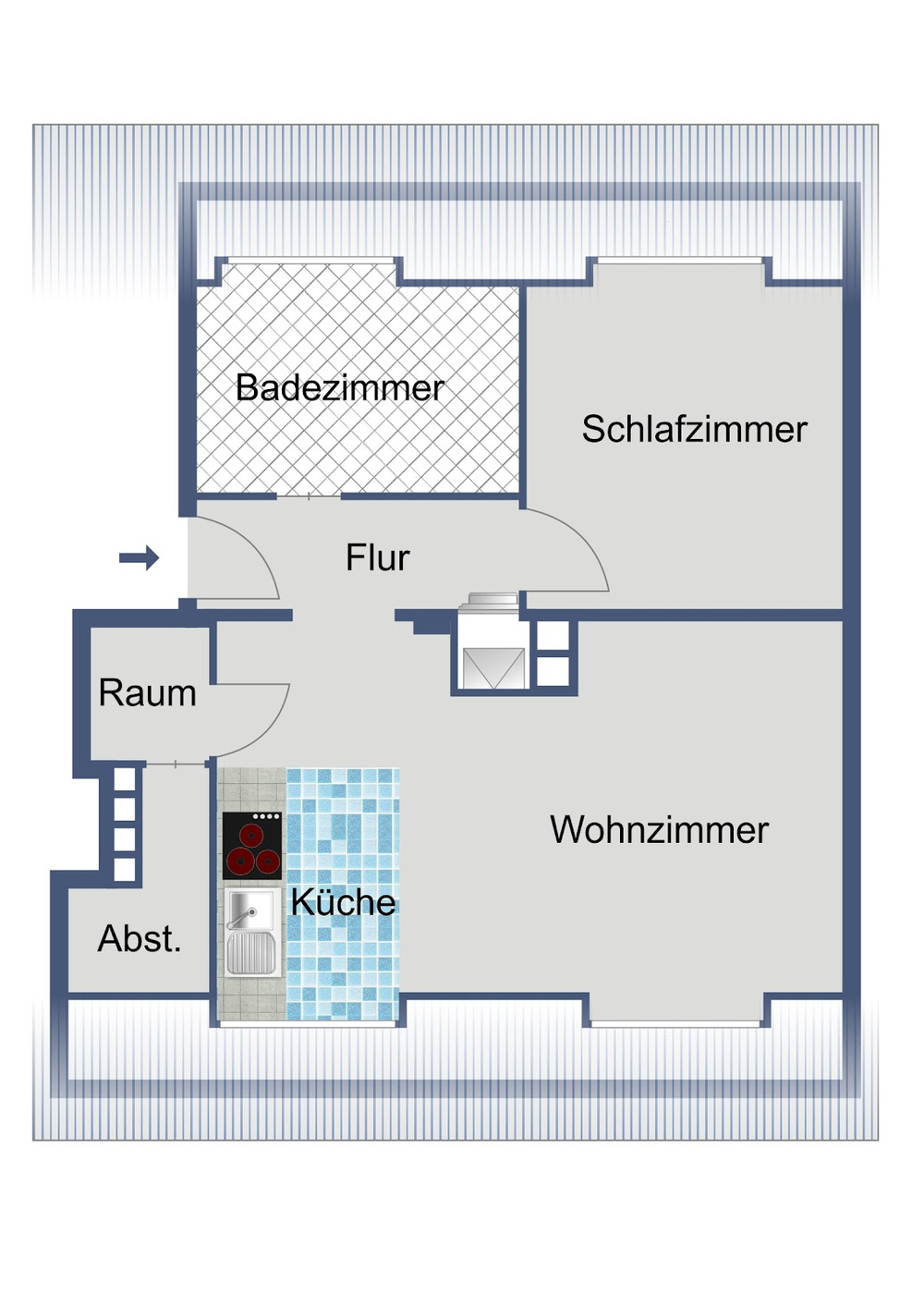 Grundriss DG links