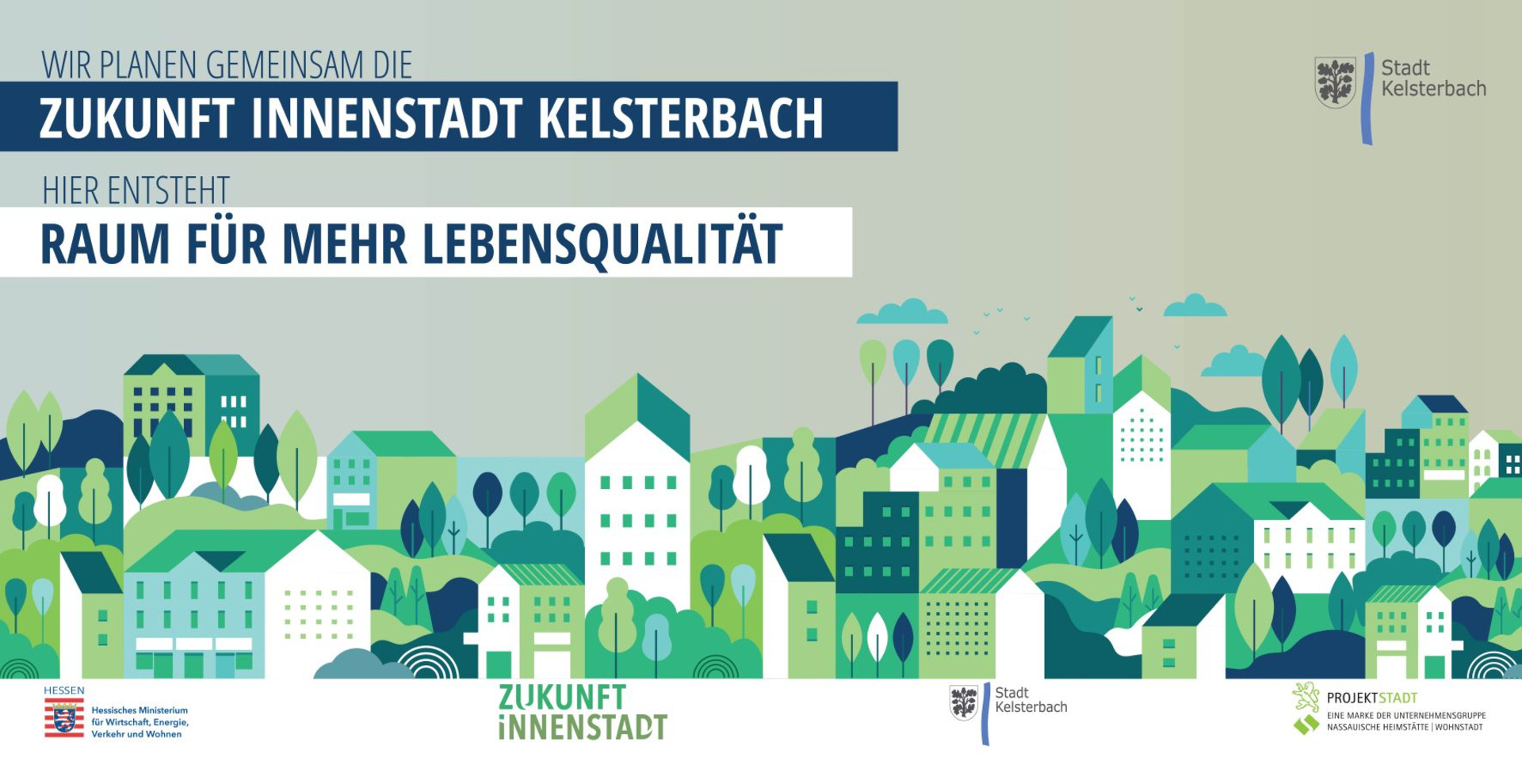 Logo zum Programm Zukunft Innenstadt für Kelsterbach
