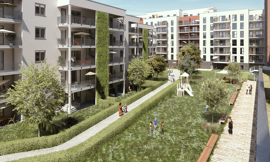 Visualisierung Schönhof-Viertel Ost