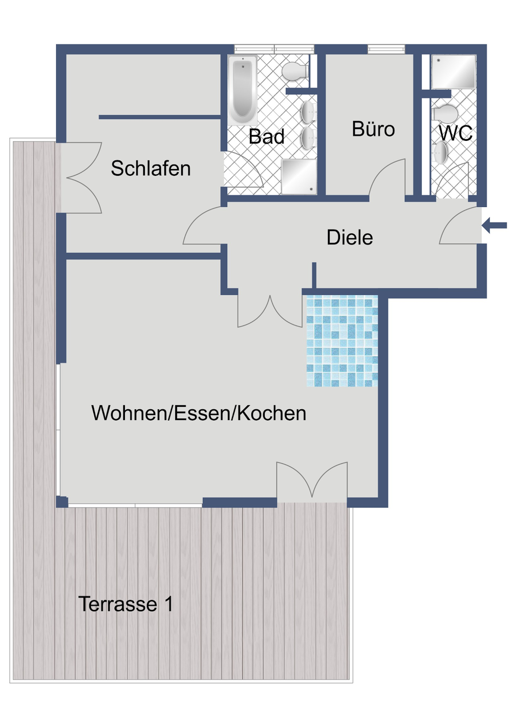 Grundriss Wahlheimer Weg 24 rechts