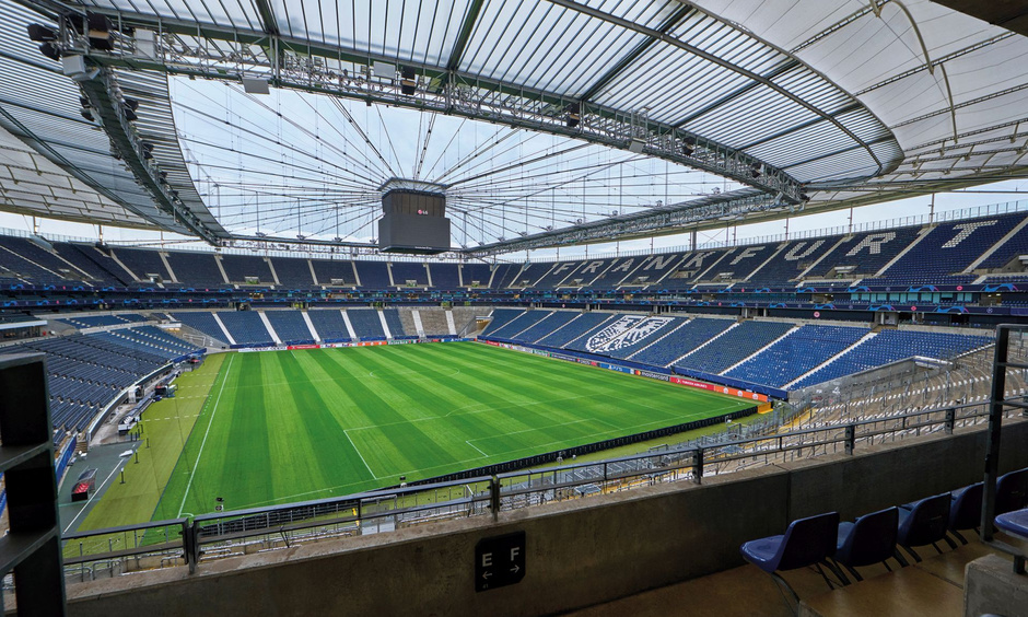 Fußballstadion in Frankfurt