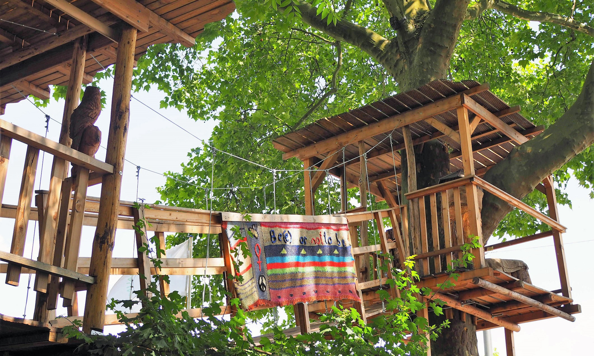 Der Bienenbaum Wipfelpfad in Frankfurt