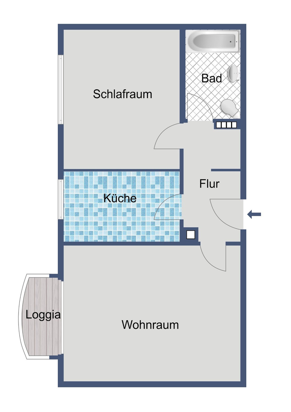 Grundriss mitte