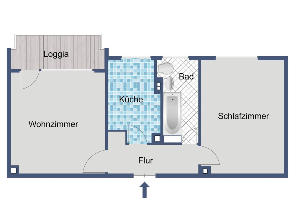Grundriss mitte