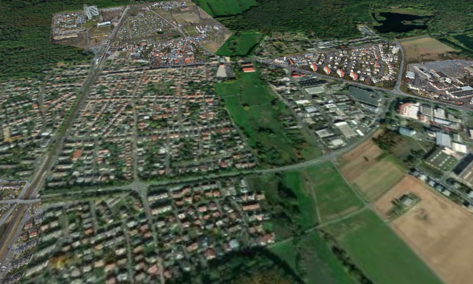 Luftbild von Heusenstamm