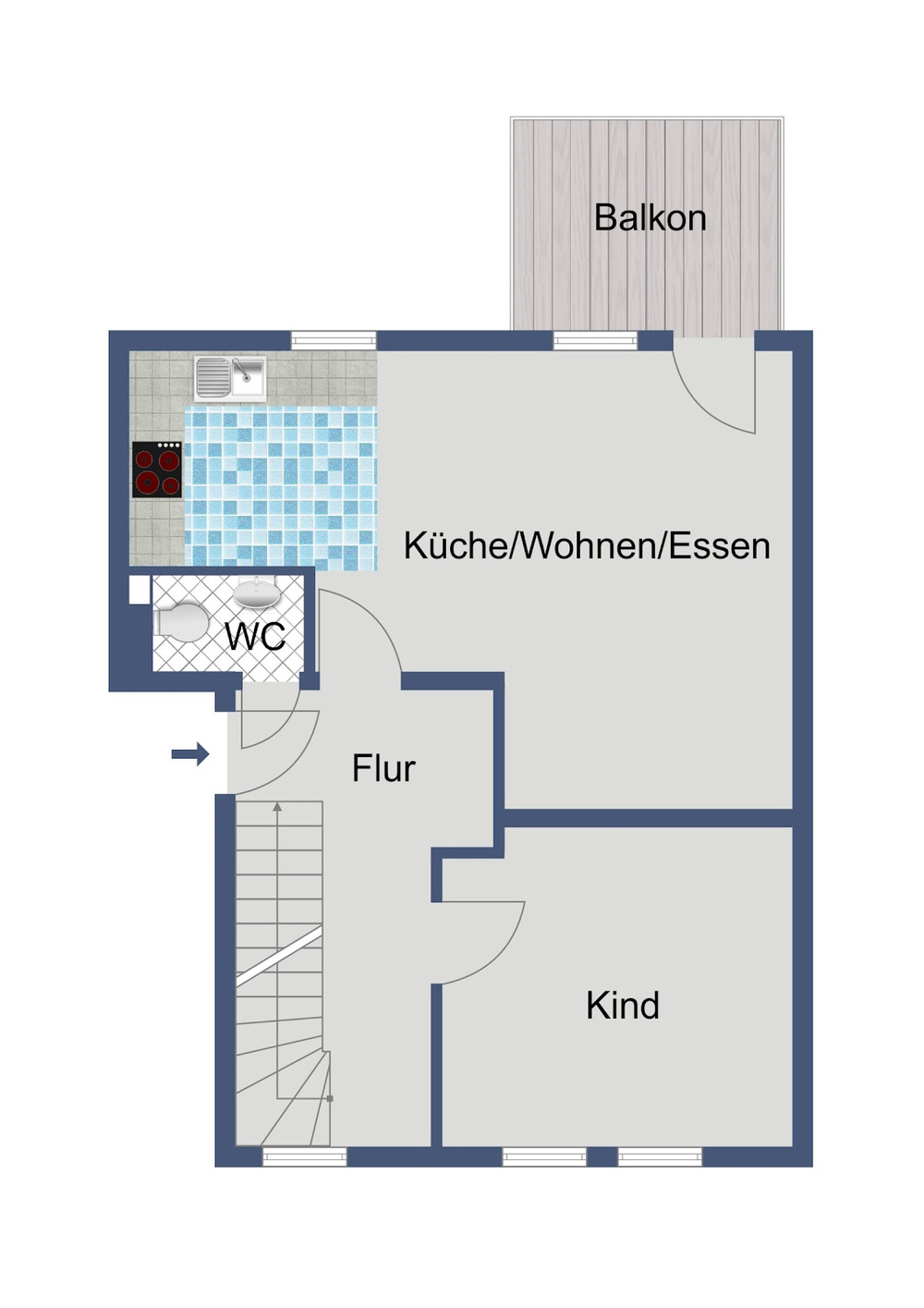 Grundriss 1. Ebene