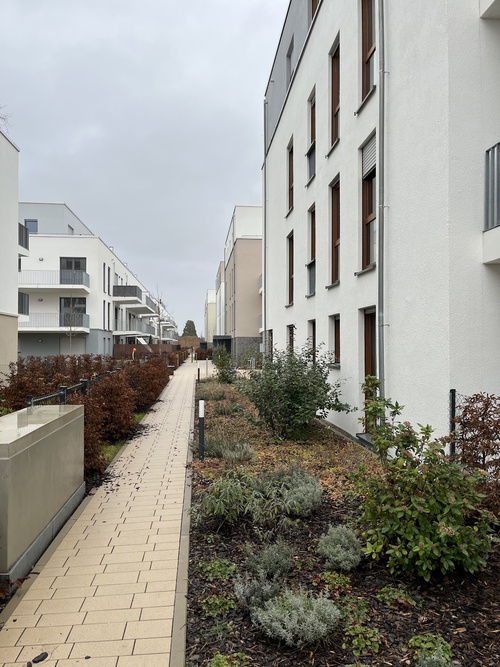 Elegante EG-Neubauwohnung mit 2 Zimmern und idyllischem Gartenanteil