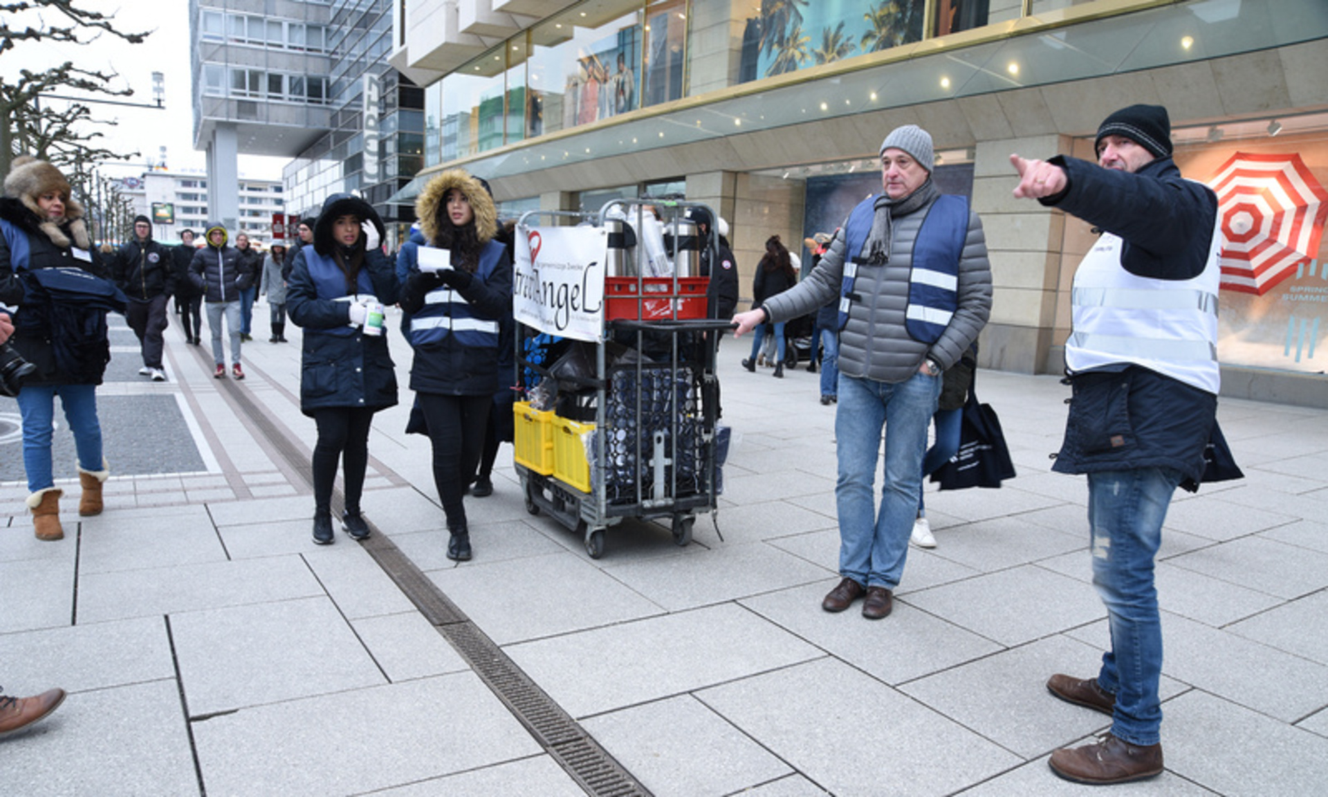 Den Wagen voll beladen