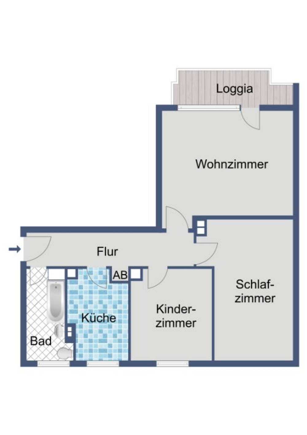 Grundriss rechts