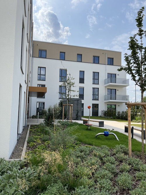 Wohnen im Grünen – Exklusive 3-Zimmer-Neubauwohnung mit Gartenanteil