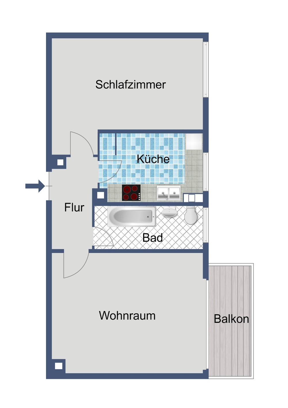 Grundriss mitte