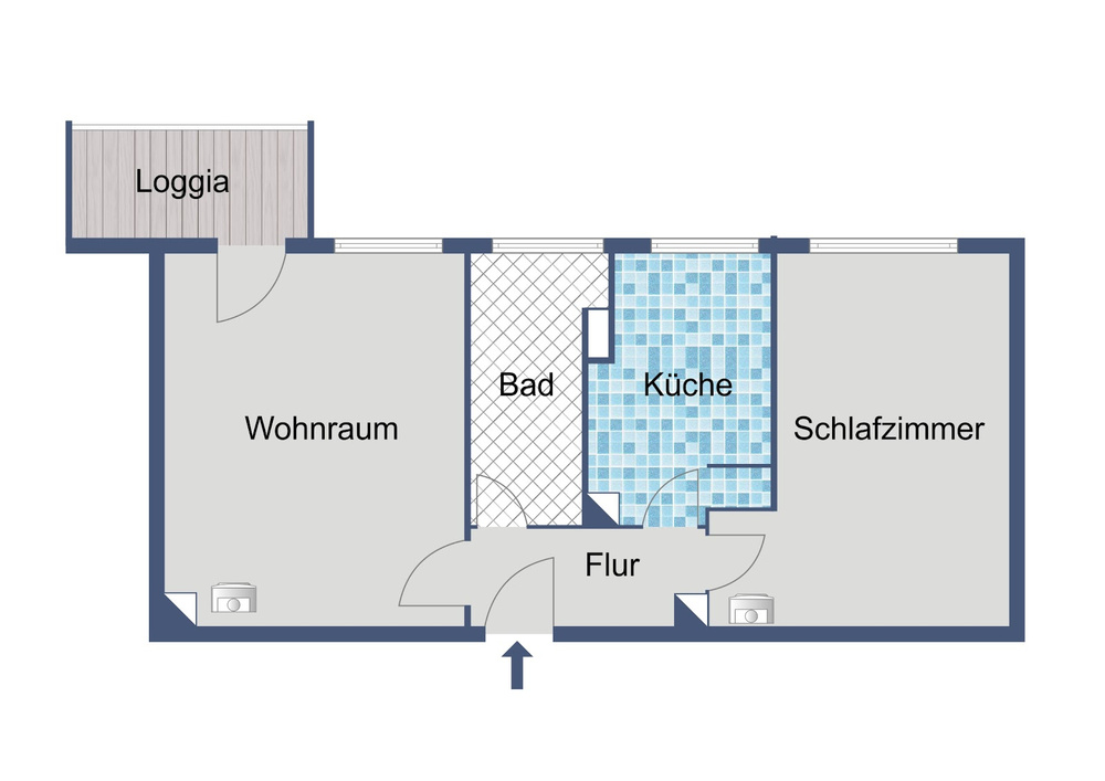 Grundriss mitte