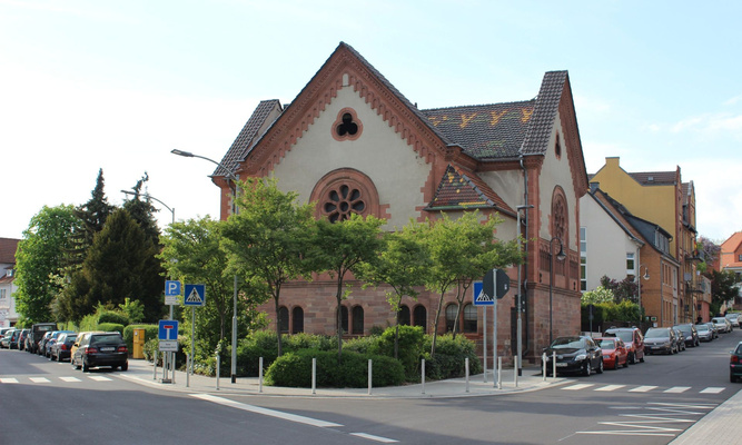 Blick auf die Synagoge Schlüchtern von außen