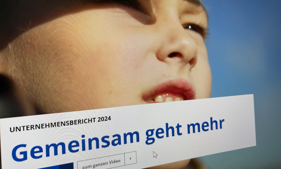 Screenshot des Unternehmensberichtes der NHW 2024