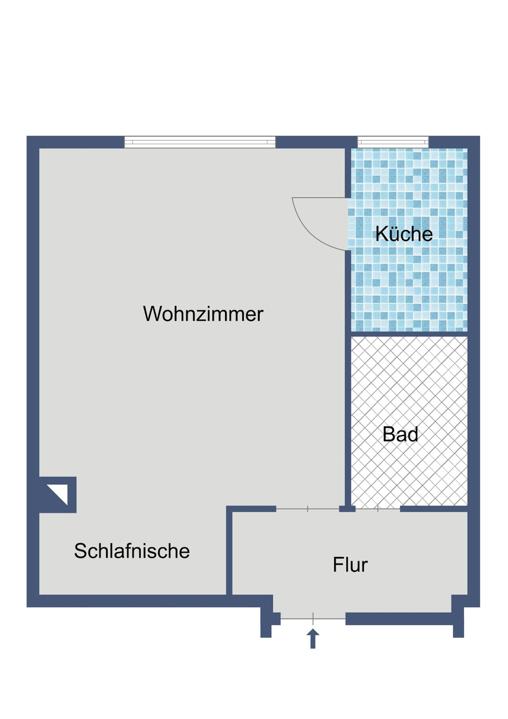 Grundriss Mitte