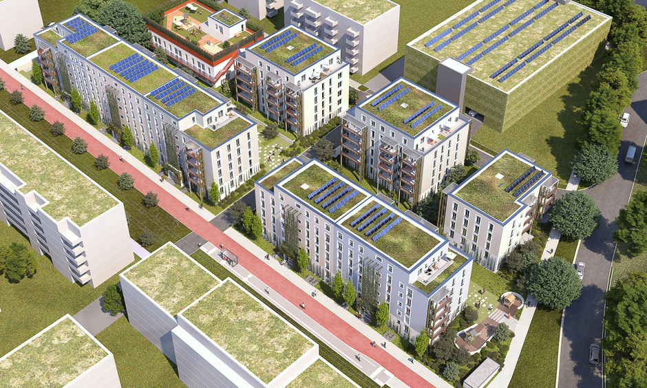 Visualisierung Neubau Mariengärten