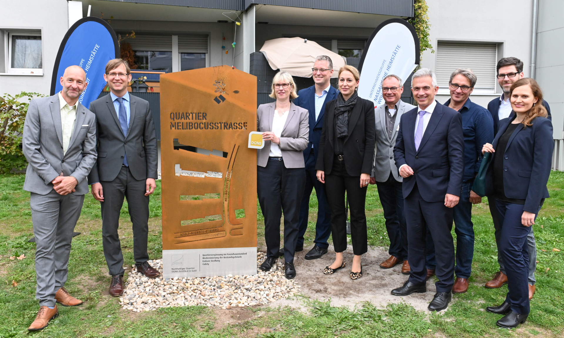 Überreichung des DGNB-Zertifikates