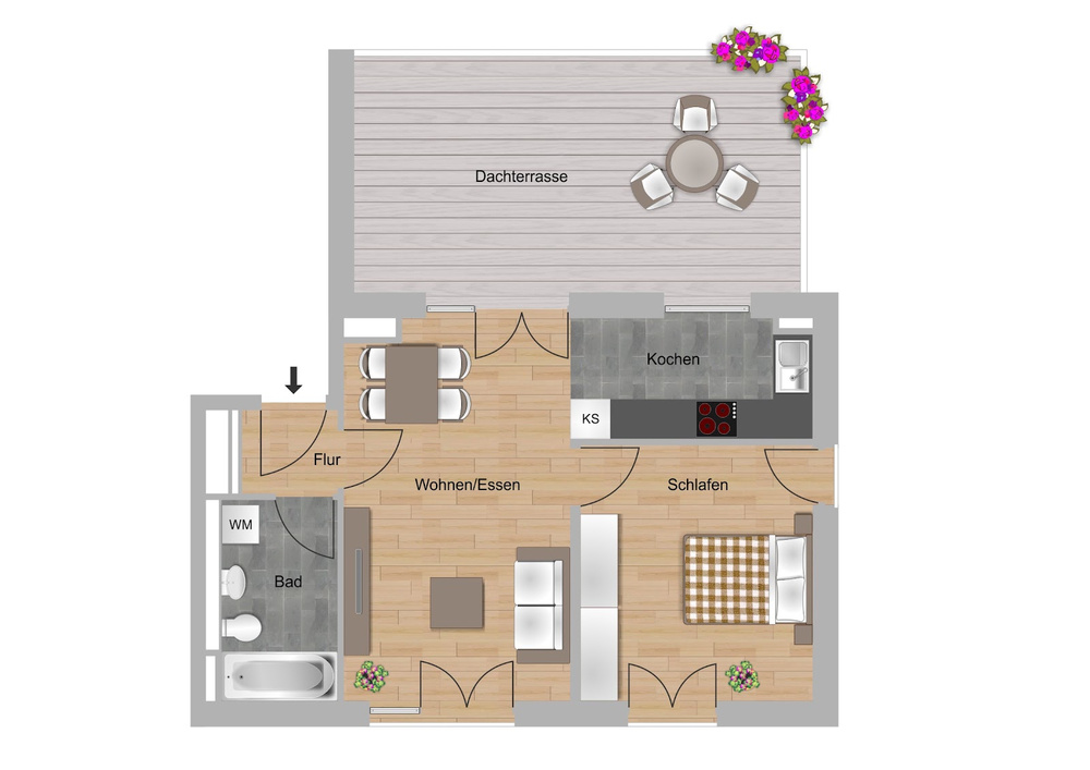 Grundriss 2xY