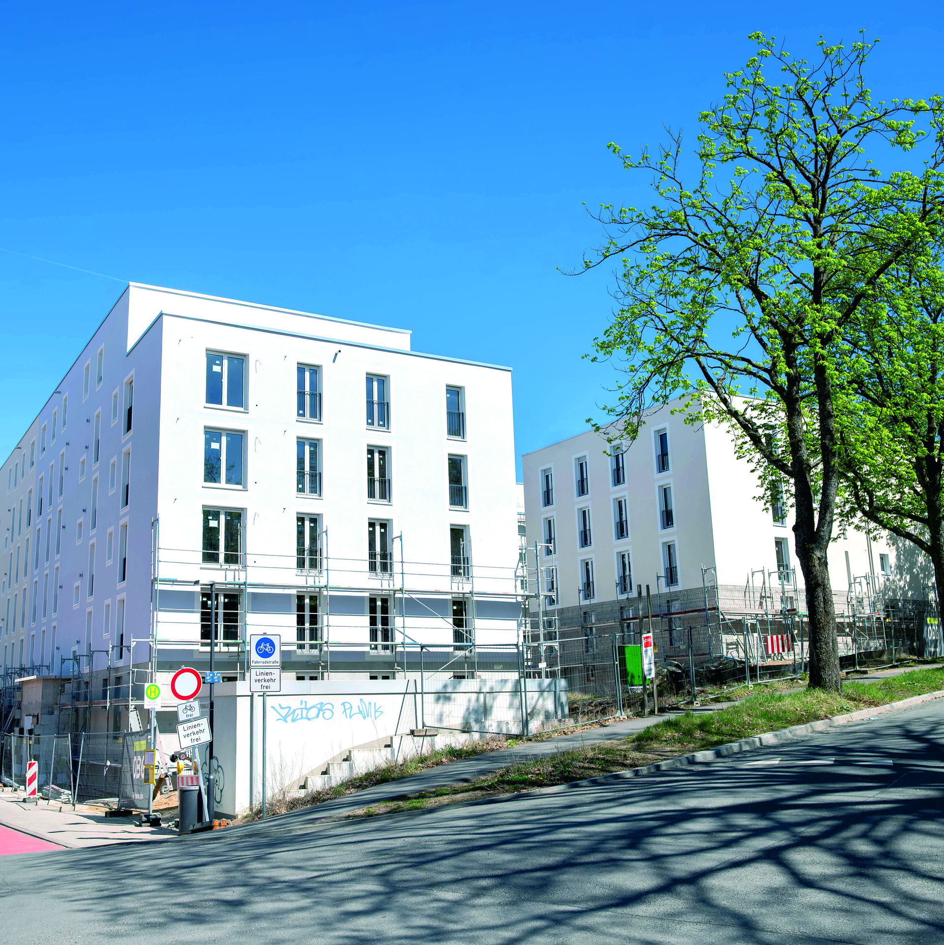 Außenansicht Gebäude MarienGärten Neubauprojekt