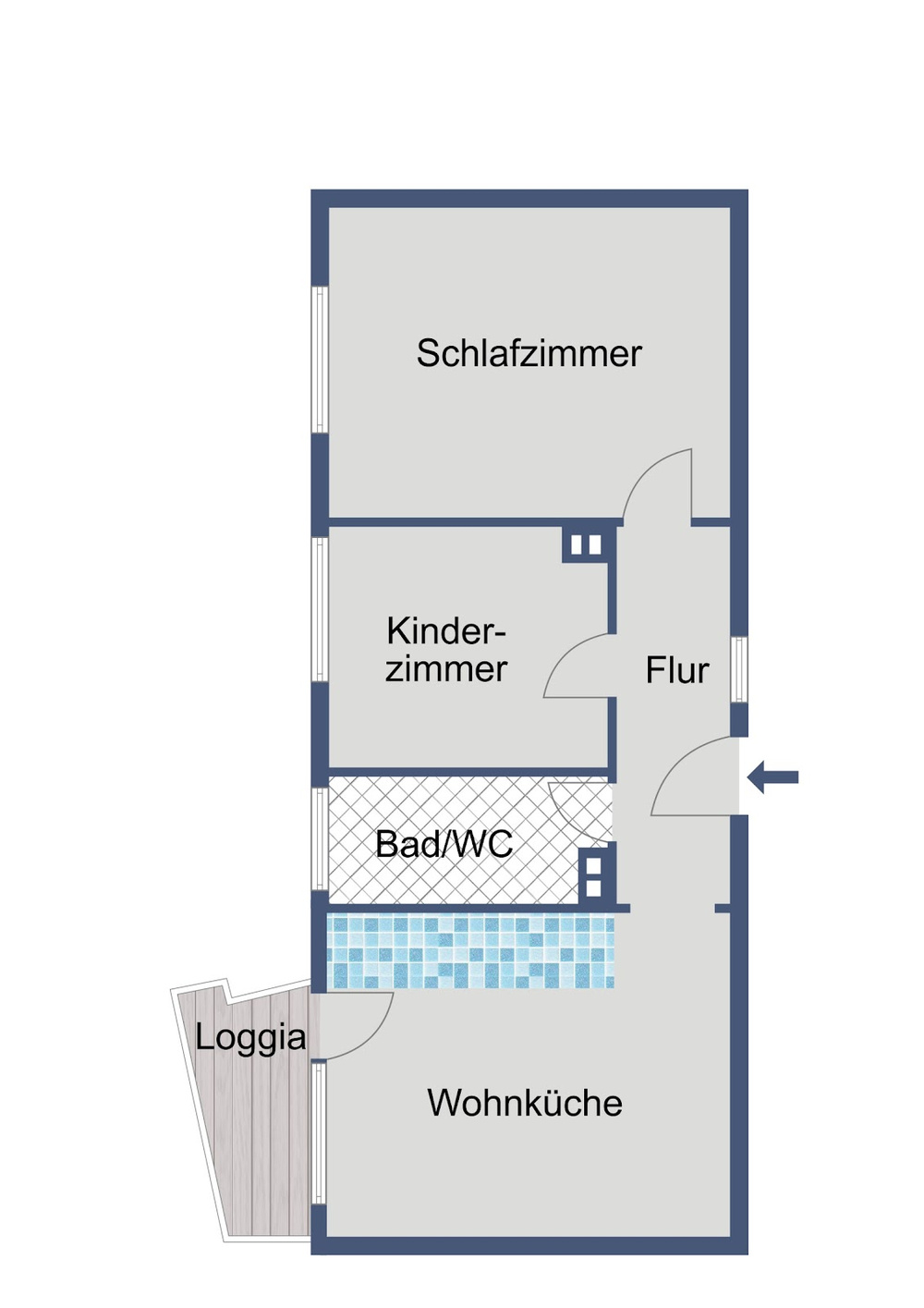 Grundriss mitte