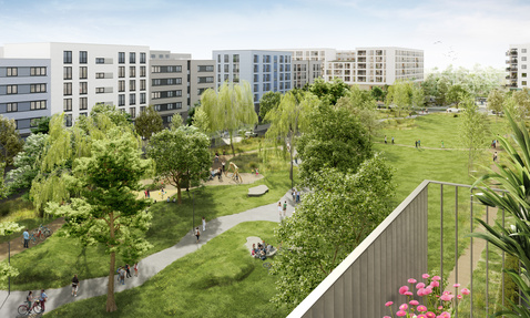 Visualisierung Schönhof-Viertel